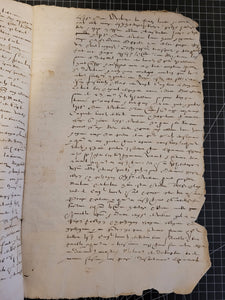 Renaissance Manuscript on Paper, March 24 1575