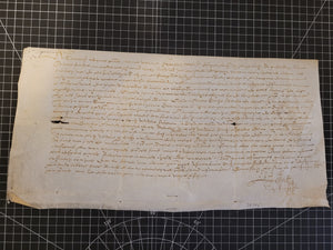 Renaissance Charter. Manuscript on Parchment, September 1 1526