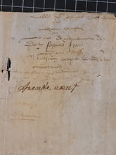 Load image into Gallery viewer, Renaissance Charter. Manuscript on Parchment, September 1 1526