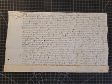 Load image into Gallery viewer, Renaissance Charter. Manuscript on Parchment, April 30 1539