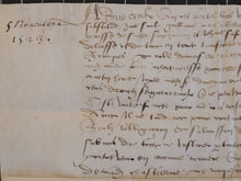 Load image into Gallery viewer, Renaissance Charter. Manuscript on Parchment, November 5 1523