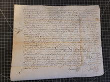 Load image into Gallery viewer, Renaissance Charter. Manuscript on Parchment, March 20 1557