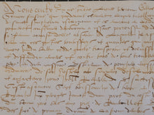Load image into Gallery viewer, Renaissance Charter. Manuscript on Parchment, 1549