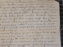 Load image into Gallery viewer, Renaissance Charter. Manuscript on Parchment, 1582