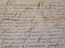 Load image into Gallery viewer, Renaissance Charter. Manuscript on Parchment, May 14 1522