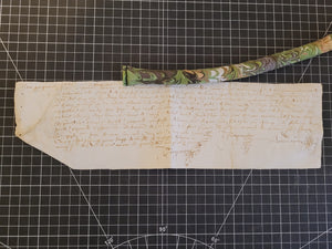 Renaissance Charter. Manuscript on Parchment, 1558