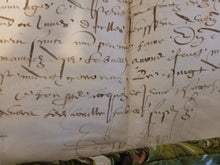 Load image into Gallery viewer, Renaissance Charter. Manuscript on Parchment, June 22 1557