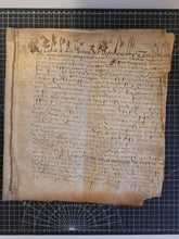 Load image into Gallery viewer, Renaissance Charter for one Viscount. Manuscript on Parchment, February 17 1552