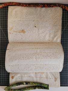 Medieval Charter. Manuscript on Parchment, 1335