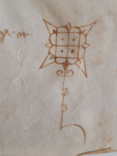 Load image into Gallery viewer, Medieval Charter. Manuscript on Parchment, 1335