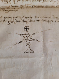 Medieval Charter. Manuscript on Parchment, 1393