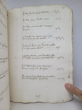Load image into Gallery viewer, Manuscript Account book of the Chastellenie of La Chaize-le-Vicomte, for Louis II de la Trémoille, 1480-1481. Borgia Family Connection