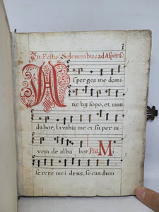 ***RESERVED*** Antiphonary. Latin Manuscript on Paper, Late 17th/Early 18th Century