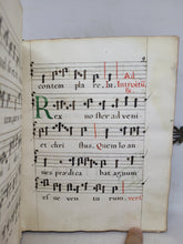 Load image into Gallery viewer, ***RESERVED*** Antiphonary. Latin Manuscript on Paper, Late 17th/Early 18th Century