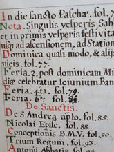 Load image into Gallery viewer, ***RESERVED*** Antiphonary. Latin Manuscript on Paper, Late 17th/Early 18th Century