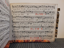 Load image into Gallery viewer, L Norbertus Franz Commendat, qui Antiphonale Hoc Scripsit, Commendat se precibus et Sacrificiis Organistanum. Manuscript Antiphonary, 1781