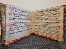 Load image into Gallery viewer, L Norbertus Franz Commendat, qui Antiphonale Hoc Scripsit, Commendat se precibus et Sacrificiis Organistanum. Manuscript Antiphonary, 1781