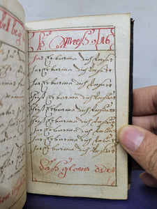Gebetbuch. German Manuscript Book of Prayer, 1779