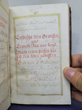 Load image into Gallery viewer, Morgen Gebett Allerheiligste. German Manuscript Book of Prayer, 1821