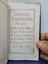 Load image into Gallery viewer, Handbuchlein Dariuen. German Manuscript Book of Prayer, 1805