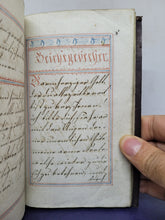 Load image into Gallery viewer, Handbuchlein Dariuen. German Manuscript Book of Prayer, 1805