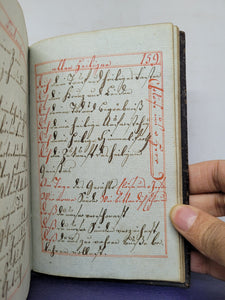 Gebeth Buch Morgen Abend Meß Vesper Beicht und Communion Andachten. German Manuscript Book of Prayer, 1826