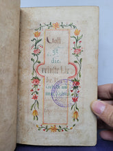 Load image into Gallery viewer, Gott ist die reinste Liebe. Mein Gebeth und meine Betrachtungen. German Manuscript Book of Prayer, 1799