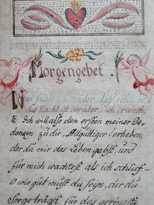 Gott ist die reinste Liebe. Mein Gebeth und meine Betrachtungen. German Manuscript Book of Prayer, 1799