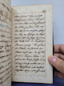 Gott ist die reinste Liebe. Mein Gebeth und meine Betrachtungen. German Manuscript Book of Prayer, 1799
