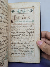 Load image into Gallery viewer, Gott ist die reinste Liebe. Mein Gebeth und meine Betrachtungen. German Manuscript Book of Prayer, 1799