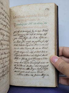 Gott ist die reinste Liebe. Mein Gebeth und meine Betrachtungen. German Manuscript Book of Prayer, 1799
