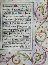 Load image into Gallery viewer, Book of Hours, Modern Illuminated Manuscript, Late 19th Century