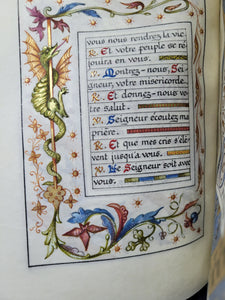 Book of Hours, Modern Illuminated Manuscript, Late 19th Century