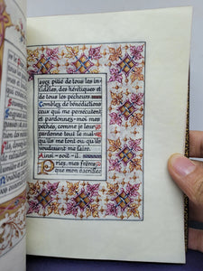 Book of Hours, Modern Illuminated Manuscript, Late 19th Century