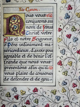 Load image into Gallery viewer, Book of Hours, Modern Illuminated Manuscript, Late 19th Century