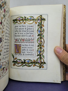 Book of Hours, Modern Illuminated Manuscript, Late 19th Century