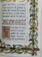 Load image into Gallery viewer, Book of Hours, Modern Illuminated Manuscript, Late 19th Century