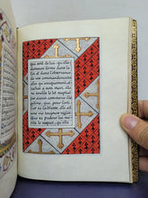 Load image into Gallery viewer, Book of Hours, Modern Illuminated Manuscript, Late 19th Century