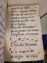 Load image into Gallery viewer, Exultabunt Domino Ossa Humilitata. Spanish Manuscript Antiphonary on Vellum for the Choir of the Church of Hermua, 1782