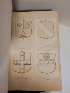 Armorial Manuscript of Various Noble Families, by Edgar de Prelle De La Nieppe, 1888 to 1892