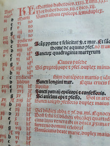 Missale Secundum Morem Sancte Romane Ecclesie, 1493