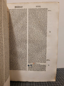 Explanatio Psalmorum, 1497