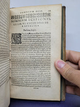 Load image into Gallery viewer, De Officiis Libri Tres; Bound With; Fragmenta ab Andrea Patricio 1590/1589. Sammelband of Two Cicero Imprints