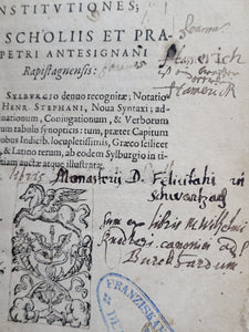 Institutiones Linguae Graecae, 1587