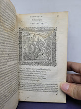 Load image into Gallery viewer, Omnia Andreae Alciati Emblemata cum commentariis, quibus emblematum aperta origin mens auctoris explicatur, et obscura omnia dubiaque illustrator, adjecta ad calcem nota posteriores per Claud. Minoem, 1589