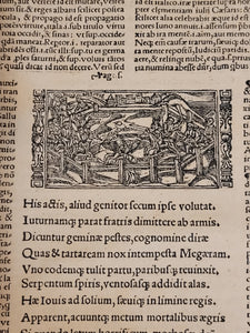 Opera Virgiliana cum decem commentis docte et familiariter exposita, docte q[ui]dem Bucolica, et Georgica a Servio, 1527