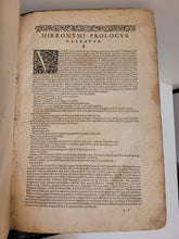 Load image into Gallery viewer, Biblia Sacra ad optima quaeque veteris ut vocant tralationis exemplaria summa diligentia parique fide castigate, 1556