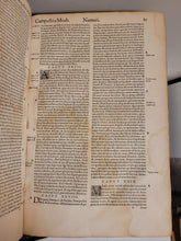 Load image into Gallery viewer, Biblia Sacra ad optima quaeque veteris ut vocant tralationis exemplaria summa diligentia parique fide castigate, 1556