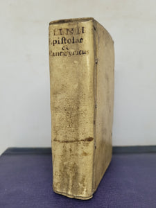 C. Plinii Caecilii Secundi Epistolarum Libri X. & Panegyricus: Accedunt Variantes Lectiones, 1640. Vellum Binding