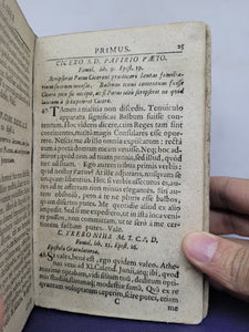 M. Tullii Ciceronis Epistolarum Libri Tres, 1694